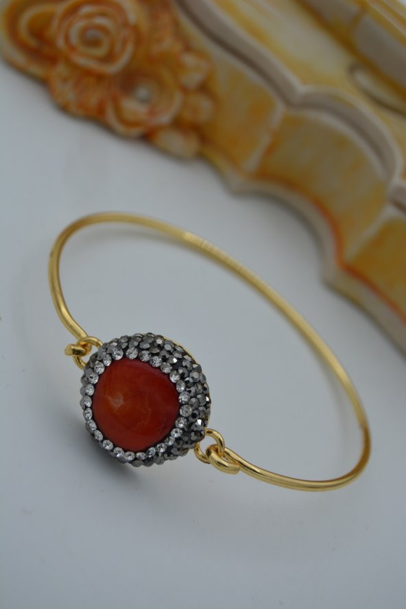 STONEAGE MERCAN TAŞLI EL YAPIMI BİLEKLİK ürün görseli