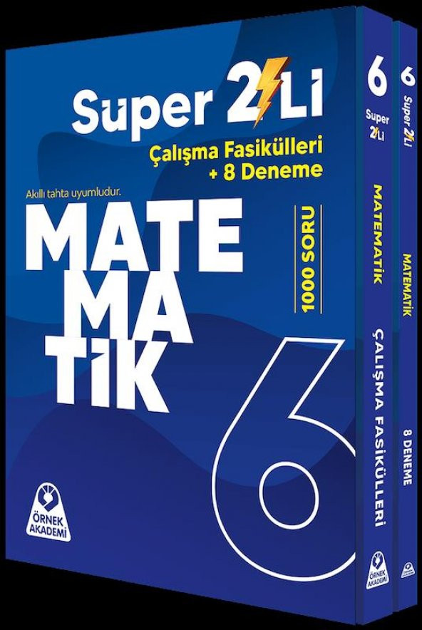 6. Sınıf Süper İkili Matematik Seti Örnek Akademi