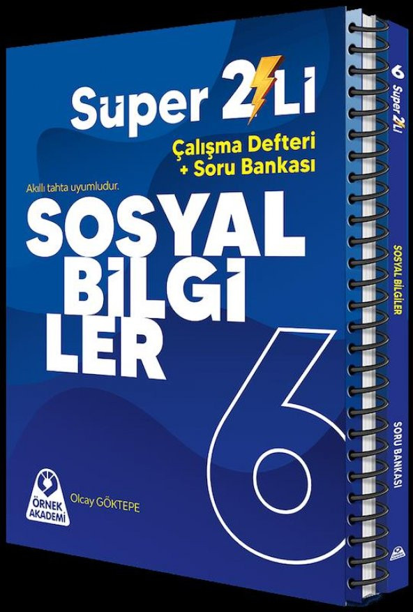 6. Sınıf Süper İkili Sosyal Bilgiler Seti Örnek Akademi