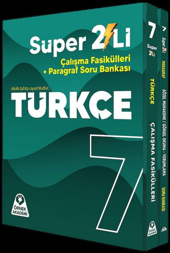 7. Sınıf Süper İkili Türkçe Seti Örnek Akademi