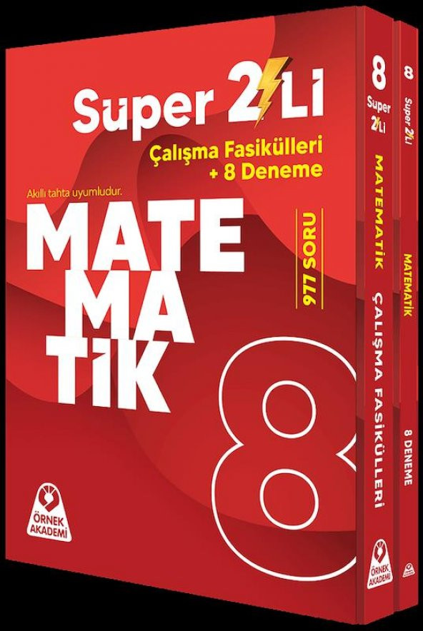8. Sınıf Süper İkili Matematik Seti Örnek Akademi