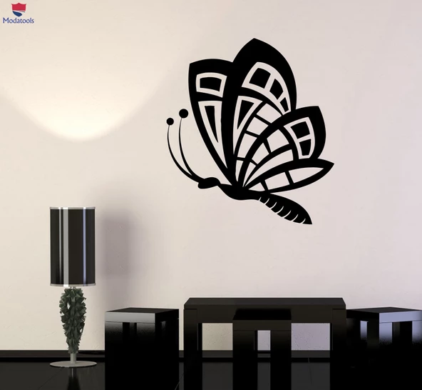 Duvar Sticker Kelebek Hayvanlar Böcekler Çiçek Desenleri Kanatları Uçan Oturma Odası, Yatak Odası Sticker ürün görseli