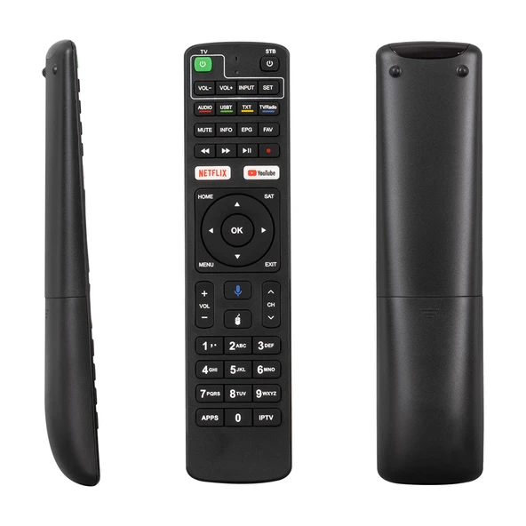 WEKO KR DREAMSTAR ANDROID NETFLIX-YOUTUBE TUŞLU SES KOMUTLU TV UYUMLU UYDU KUMANDASI (YAZISIZ) - 2
