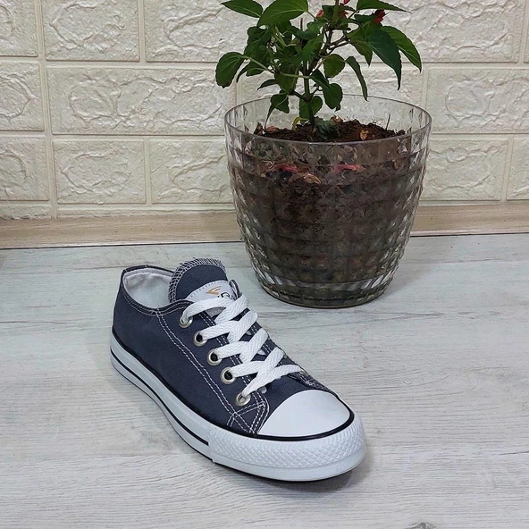 Fiyra 554 Füme Kısa Unisex Sneaker Keten Spor Ayakkabı - 7