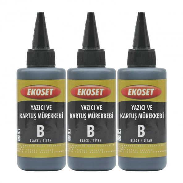 Ekoset Canon Pixma G3410 uyumlu Siyah mürekkep 300 ml