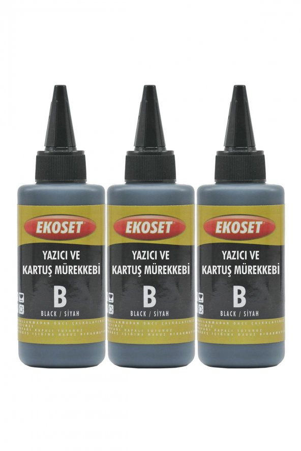 Ekoset Canon Pixma G3410 uyumlu Siyah mürekkep 300 ml - Resim 2