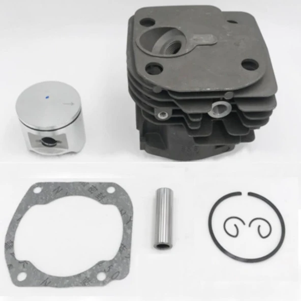 Kmtmak Husqvarna 365 Motorlu Testere Kare Boğaz Silindir Piston Conta 48mm Kesim Motoru Gömlek piston - 3
