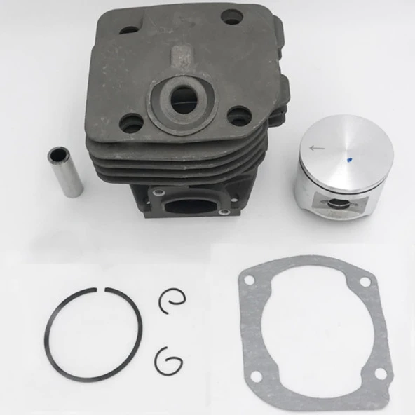 Kmtmak Husqvarna 365 Motorlu Testere Kare Boğaz Silindir Piston Conta 48mm Kesim Motoru Gömlek piston - 5