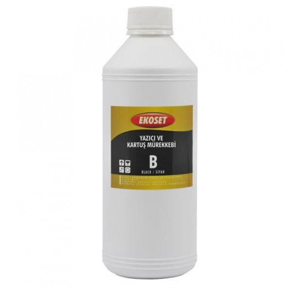 Ekoset Epson L6170 Uyumlu Siyah Muadil Mürekkep 1 Litre