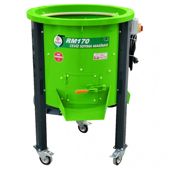 Rema RM170 Sabit Devirli Ceviz Soyma Makinesi 90KG/170L 220V