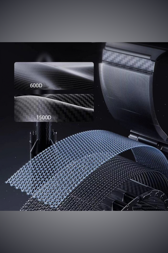 Apple Watch Ultra 38mm Fuchsia KRD-90 600D Akıllı Saat Karbon Fiber Kordon - 3