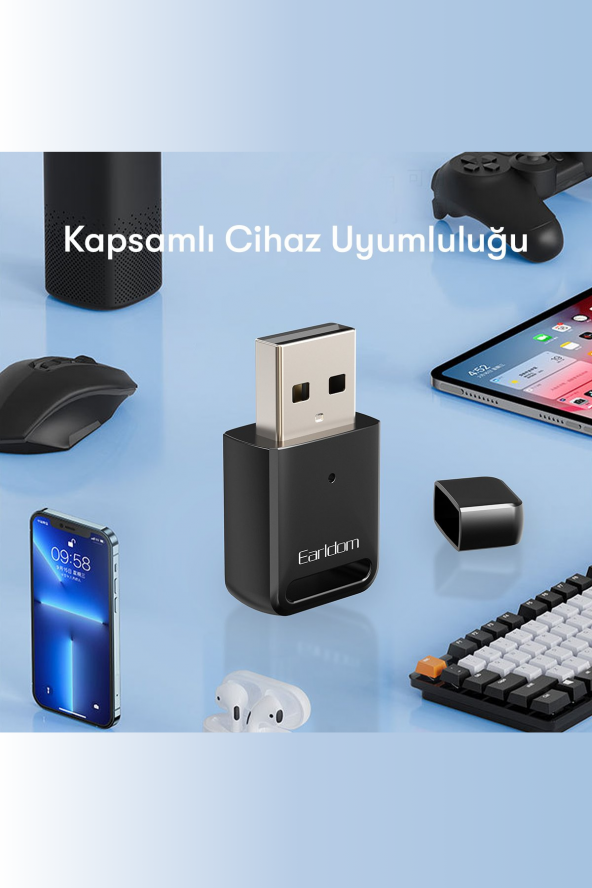 Fuchsia M91 Bluetooth 5.0 Usb Aux Dönüştürücü - 2