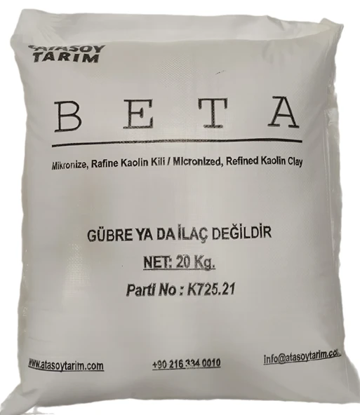 BETA İthal Rafine Kaolin 20 Kg.