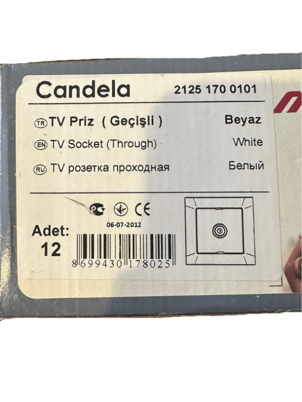 Mutlusan Candela TV Prizi Beyaz 21251700101 (Çerçevesiz) - 3