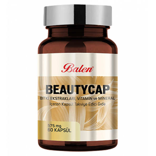 BALEN BEAUTYCAP BİTKİ EKSTRAKLARI,VİTAMİN VE MİNERAL İÇEREN 60 KAPSÜL 575 MG