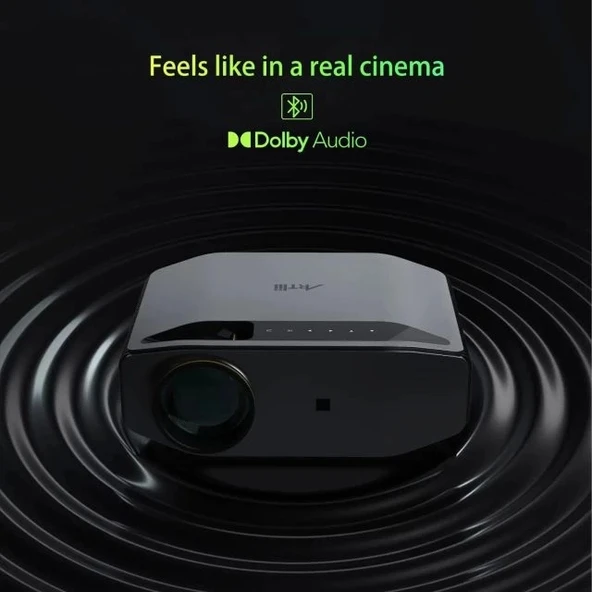 Artlii Energon2 Dış Mekan Bluetooth Projektörü - 4K Destekler - 5G Wifi - 7