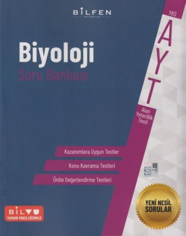 BİLFEN AYT BİYOLOJİ SORU BANKASI YENİ