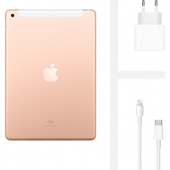 Apple iPad 8. Nesil 32 GB 10.2" WiFi Cellular Tablet - MYMK2TU/A (Apple Türkiye Garantili) - 3