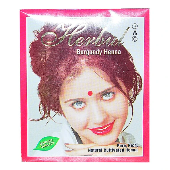 LokmanAVM Kızıl Hint Kınası (Burgundy Henna) 10 Gr Paket - 4