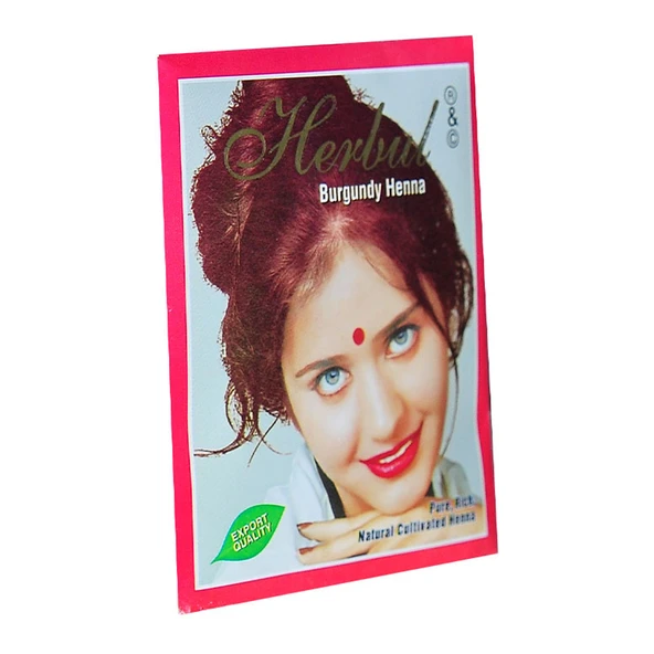 LokmanAVM Kızıl Hint Kınası (Burgundy Henna) 10 Gr Paket - 6