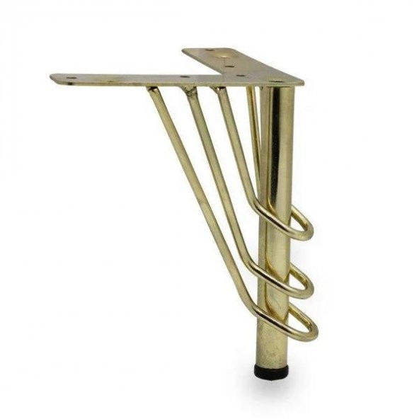 Mobilya Ayağı Telli 12 Cm Gold - 2