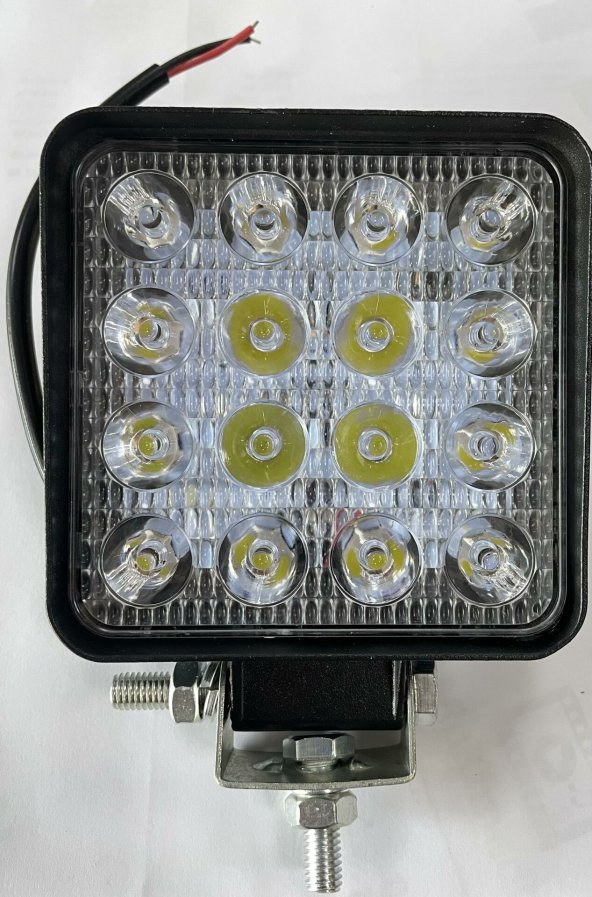 LED PROJEKTÖR 12-24 VOLT 48 WATT 16 LEDLİ BEYAZ OTO ARAÇ PROJEKTÖRÜ - 2