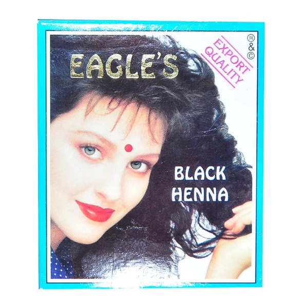 Eagles Siyah Hint Kınası 10 Gr Tek Paket Black Henna Saç Hair - 3