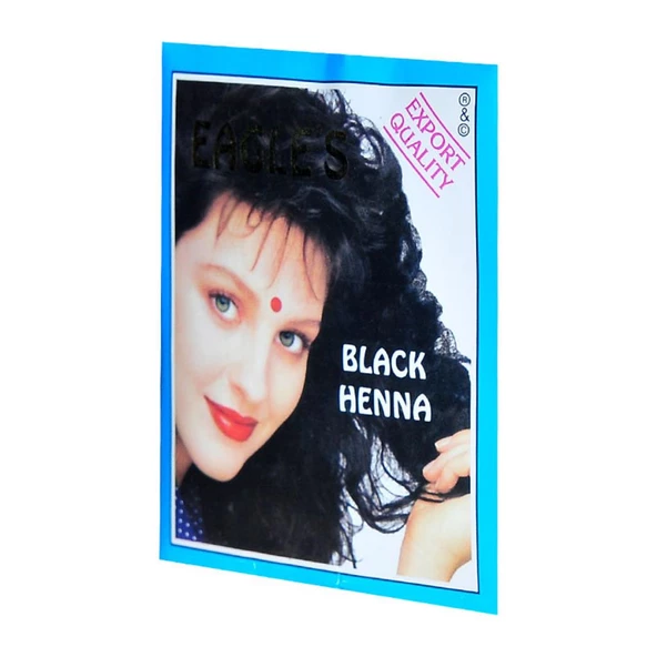 Eagles Siyah Hint Kınası 10 Gr Tek Paket Black Henna Saç Hair - 4