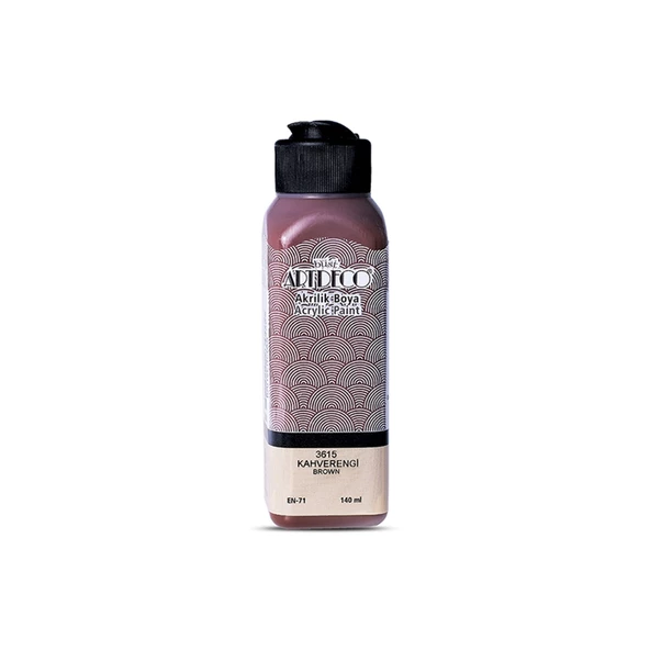 ARTDECO AKRİLİK BOYA KAHVERENGİ 140ml 3615