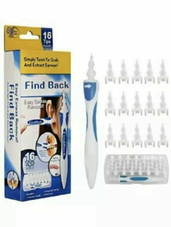 Find Back Pratik Kulak Temizleme Aparatı Silikon Kit Ear Claning