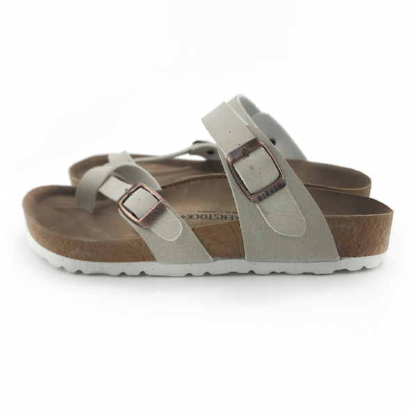 Birkenstock Mayari Açık Gri Nubuk Terlik