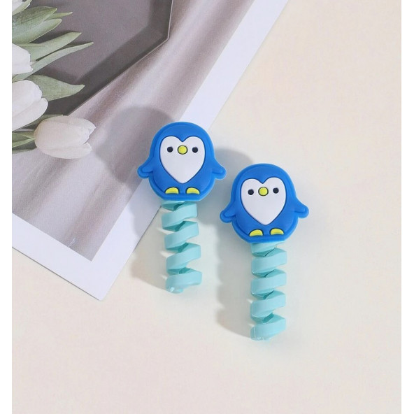 Mavi Penguen Kablo Koruyucu - 3