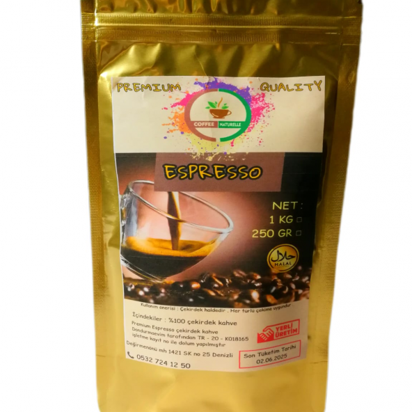 Coffee Naturelle Espresso 1000 gr