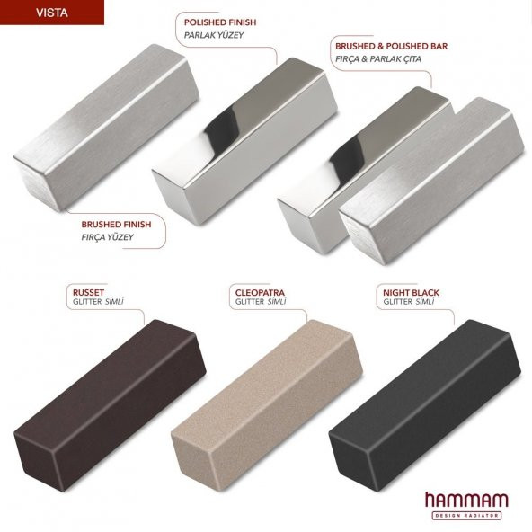 770x500mm Vista Paslanmaz Çelik Russet Kahverengi Havlupan - 3