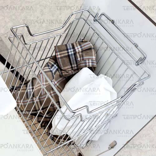 ASKILI UZUN ÇAMAŞIR SEPETİ 58 CM YÜKSEKLİK 50 MODÜ