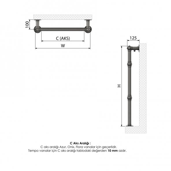 836x572mm Paslanmaz Çelik Malibu Parlak Havlupan - 2