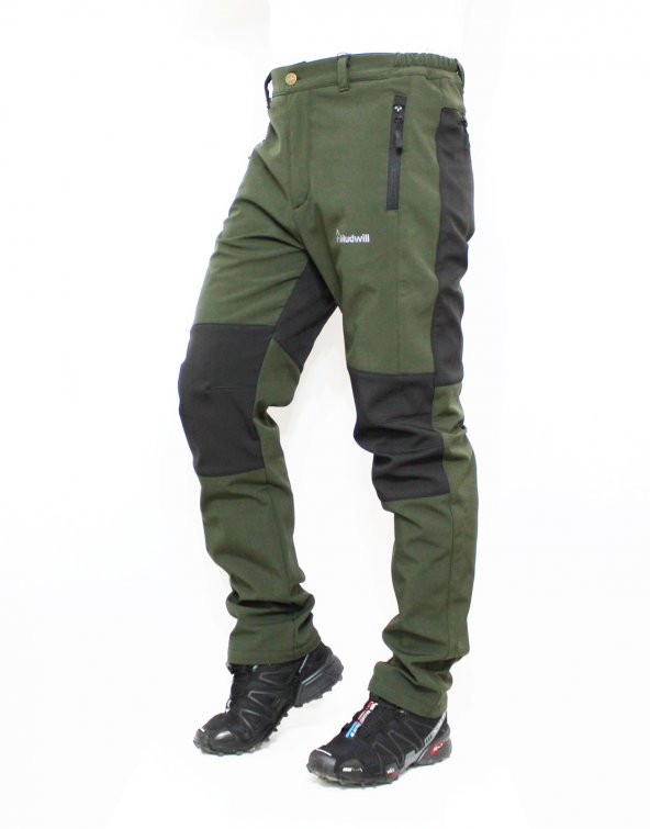 Mudwill Outdoor Kışlık Softshell Erkek Pantolon Haki