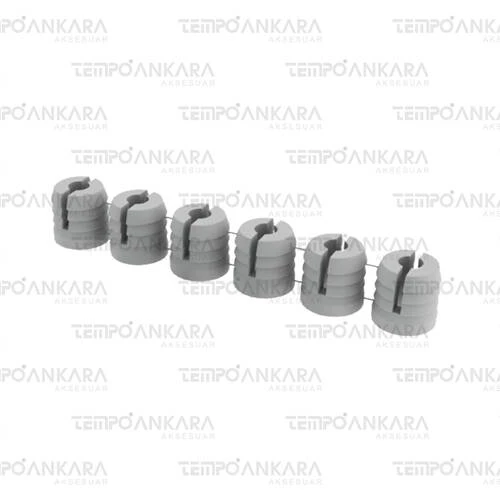ÇAP 10*10MM M6 PLASTİK ŞERİT DÜBEL ŞEFFAF