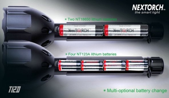 NEXTORCH T12D CREE Q5 SARJLI EL FENERI - 2