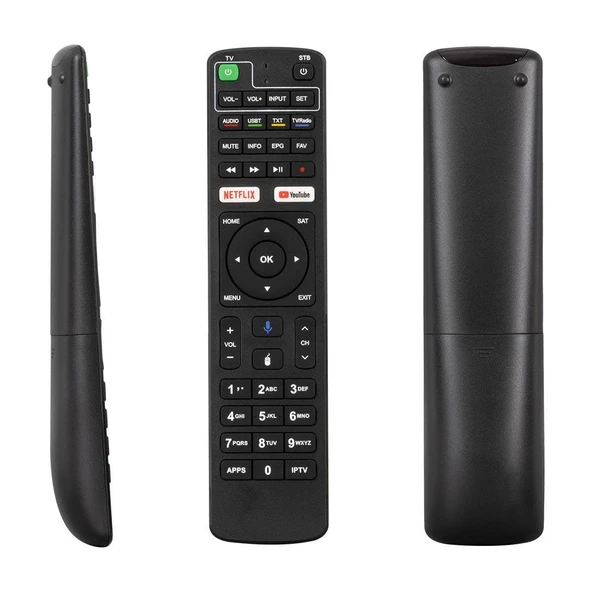 Ayt Weko Kr Dreamstar Android Netflix Youtube Tuşlu Sesli Komutlu Tv Uyumlu Uydu Kumandası - 4