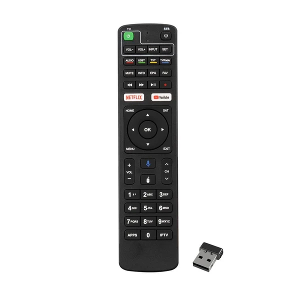 Ayt Weko Kr Dreamstar Android Netflix Youtube Tuşlu Sesli Komutlu Tv Uyumlu Uydu Kumandası - 5