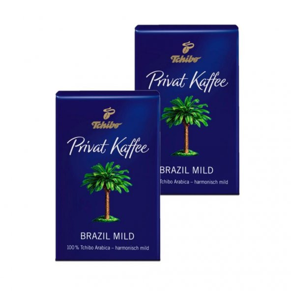 Tchibo Brazil Mild Öğütülmüş Filtre Kahve 250 Gr -2 Adet-