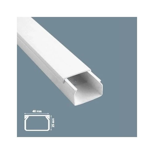 Mutlusan 40X25 Yapışkanlı Kablo Kanalı 80 Metre