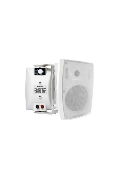 Duvar Hoparlörü Iç ve Dış Ortam Trafolu 2 Yollu 5" 30W Hoparlör NX-5W - SİYAH - 2