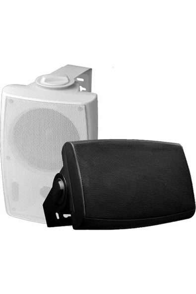 Duvar Hoparlörü Iç ve Dış Ortam Trafolu 2 Yollu 5" 30W Hoparlör NX-5W - SİYAH