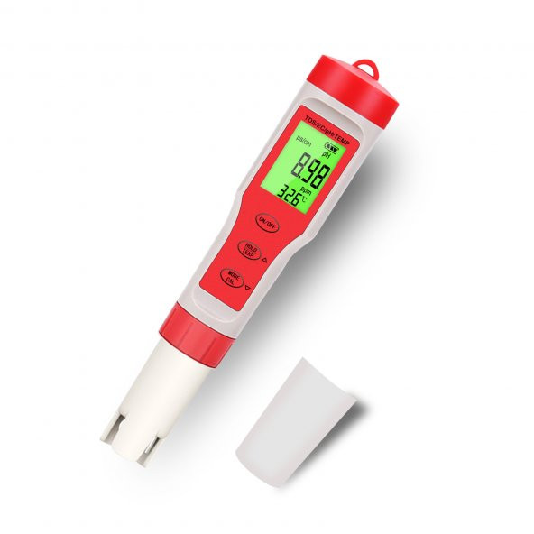 Ayt Noyafa EZ-9908 4 In 1 Su Kalite Test Cihazı Ph Sıcaklık Tds Ec Ölçer Ölçüm Cihazı Aleti