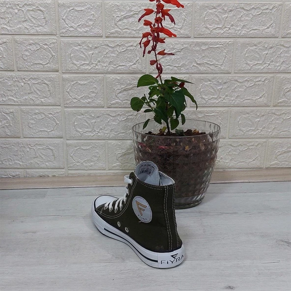 Fiyra 555 Haki Uzun Unisex Sneaker Keten Spor Ayakkabı - 9