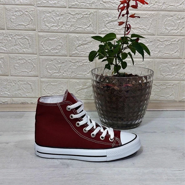 Fiyra 555 Bordo Uzun Unisex Sneaker Keten Spor Ayakkabı - 8