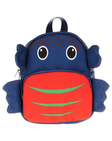 Kaukko Kids Love Navy Blue Bee Anaokul Çantası V6022