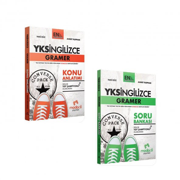 MODADİL Yayınları YKSDİL (YDT) Converse Gramer Konu + Gramer Soru - 2li Set - 2